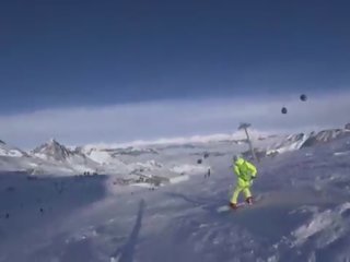 4k offentlig cumsprut på mun i ski lift delen 1, 2