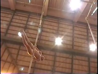 Corina - top-less gymnastics